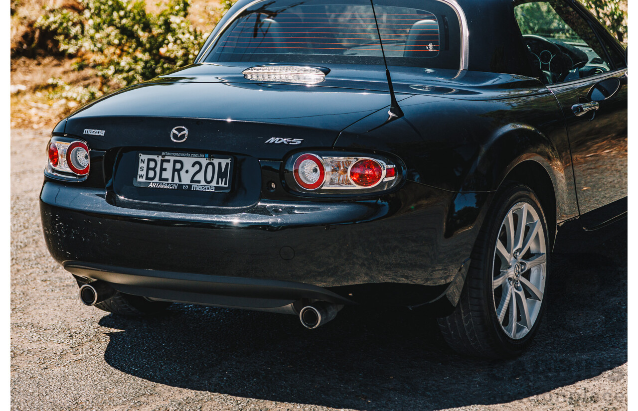 1/2008 Mazda MX-5 NC MY06 Upgrade 2d Hardtop Convertible Brilliant Black 2.0L