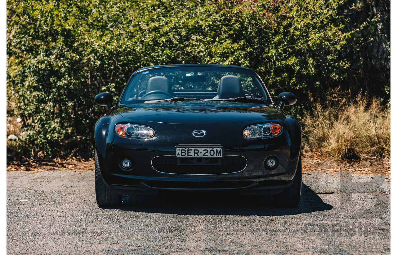 1/2008 Mazda MX-5 NC MY06 Upgrade 2d Hardtop Convertible Brilliant Black 2.0L