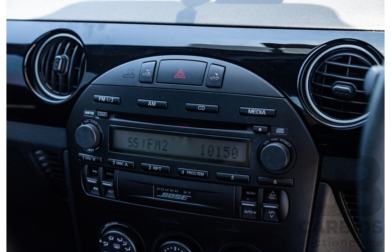 1/2008 Mazda MX-5 NC MY06 Upgrade 2d Hardtop Convertible Brilliant Black 2.0L