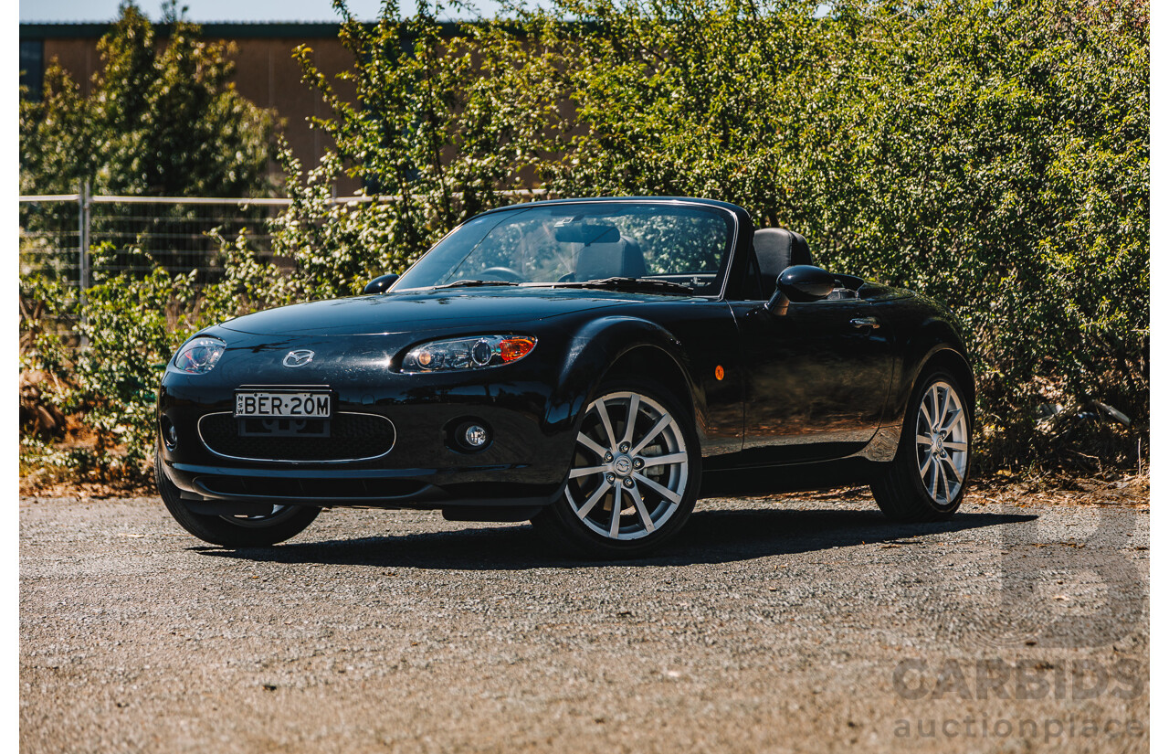 1/2008 Mazda MX-5 NC MY06 Upgrade 2d Hardtop Convertible Brilliant Black 2.0L