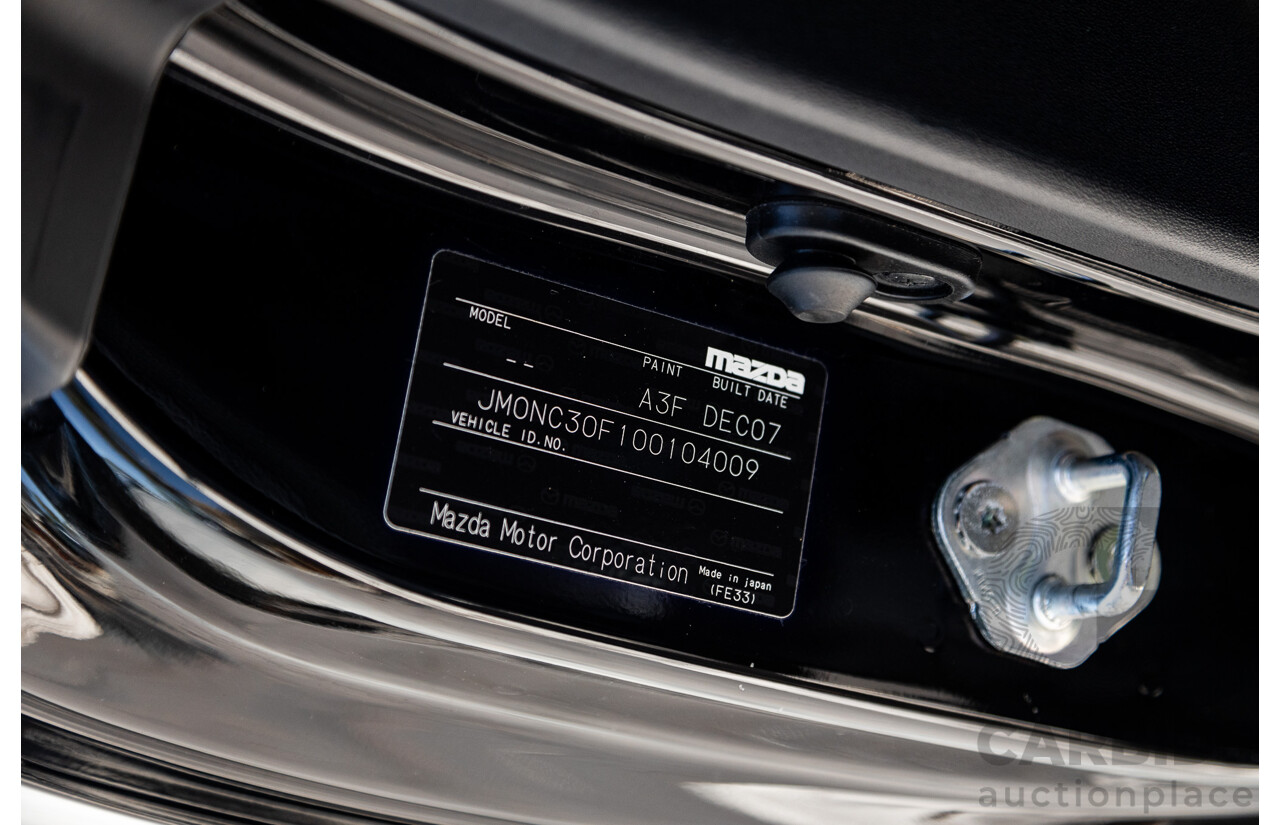 1/2008 Mazda MX-5 NC MY06 Upgrade 2d Hardtop Convertible Brilliant Black 2.0L