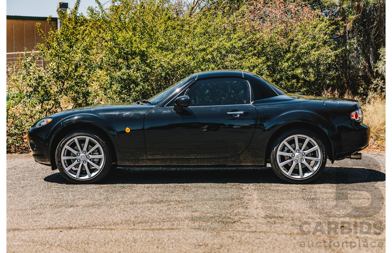 1/2008 Mazda MX-5 NC MY06 Upgrade 2d Hardtop Convertible Brilliant Black 2.0L