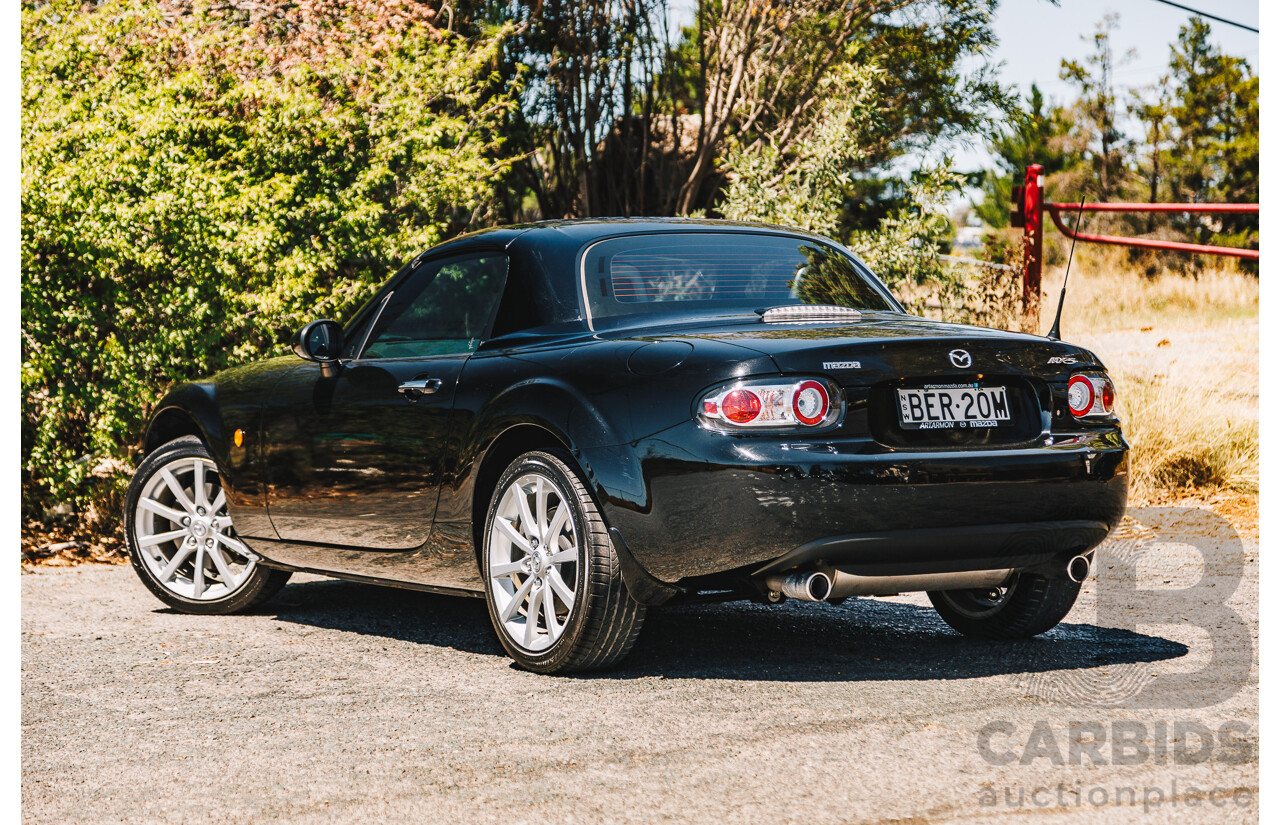 1/2008 Mazda MX-5 NC MY06 Upgrade 2d Hardtop Convertible Brilliant Black 2.0L