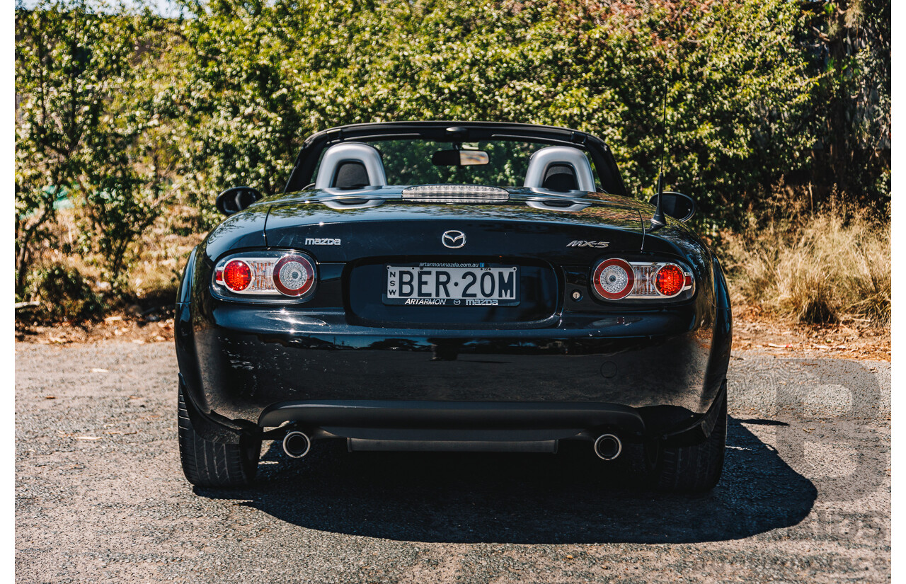 1/2008 Mazda MX-5 NC MY06 Upgrade 2d Hardtop Convertible Brilliant Black 2.0L