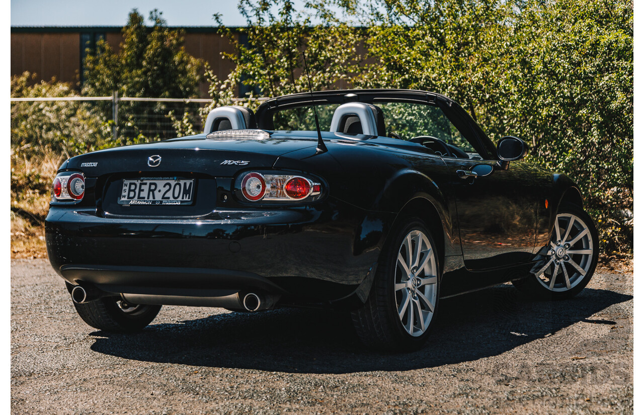 1/2008 Mazda MX-5 NC MY06 Upgrade 2d Hardtop Convertible Brilliant Black 2.0L