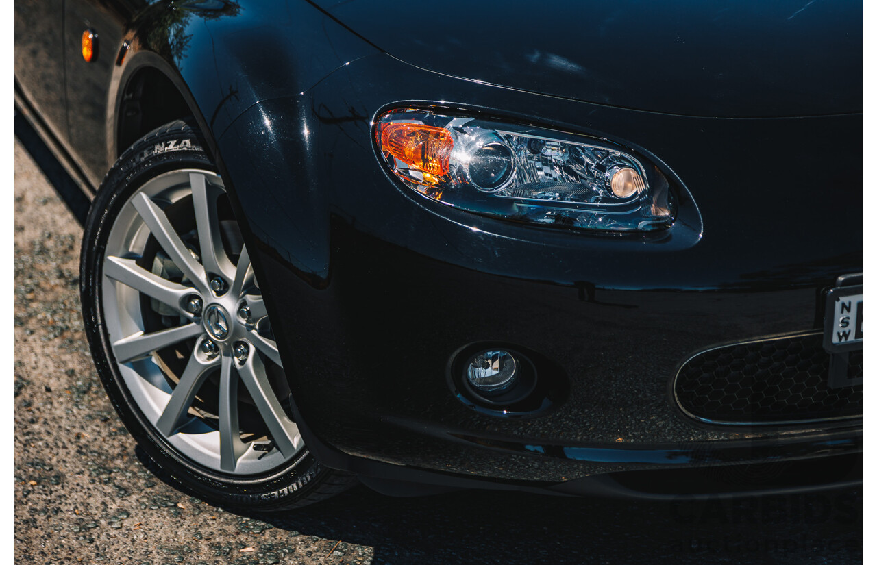 1/2008 Mazda MX-5 NC MY06 Upgrade 2d Hardtop Convertible Brilliant Black 2.0L