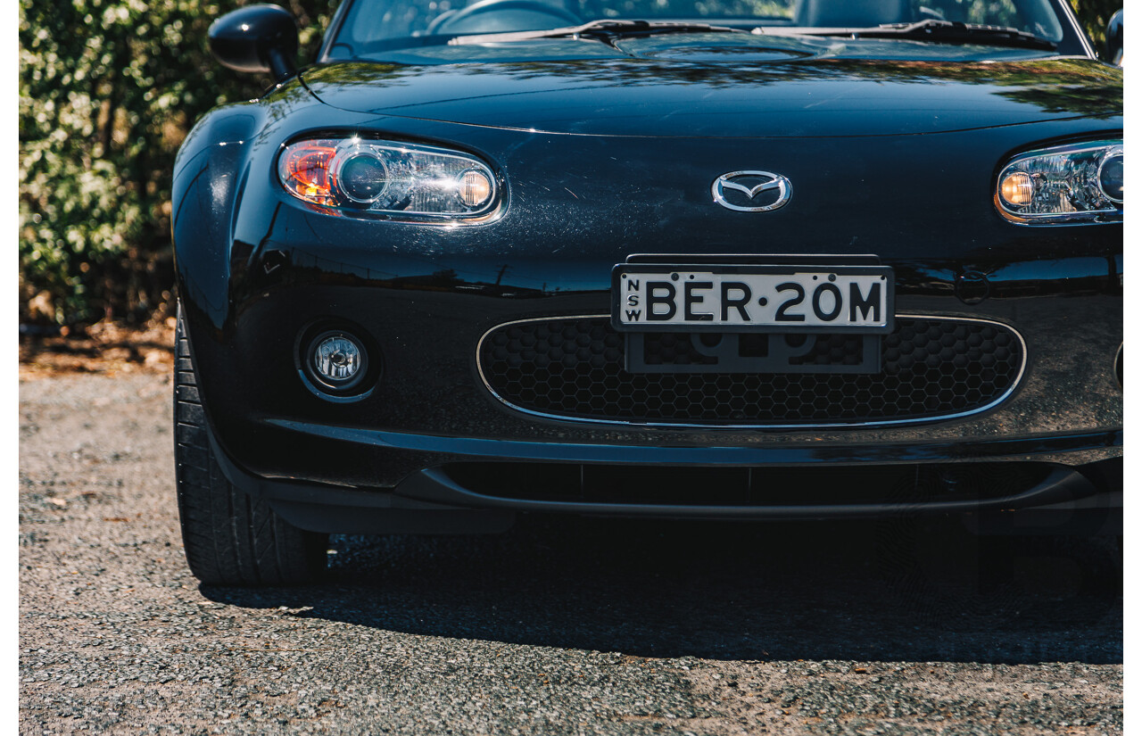 1/2008 Mazda MX-5 NC MY06 Upgrade 2d Hardtop Convertible Brilliant Black 2.0L