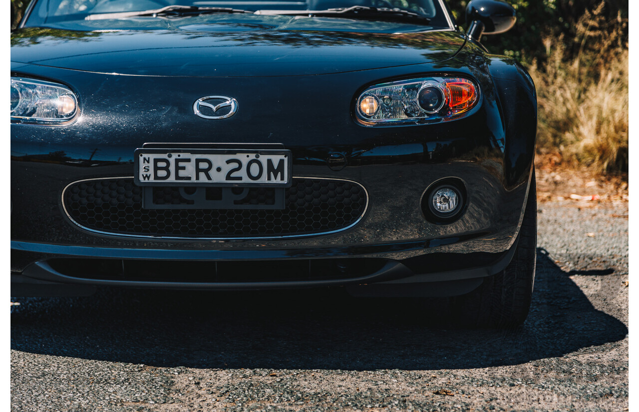 1/2008 Mazda MX-5 NC MY06 Upgrade 2d Hardtop Convertible Brilliant Black 2.0L