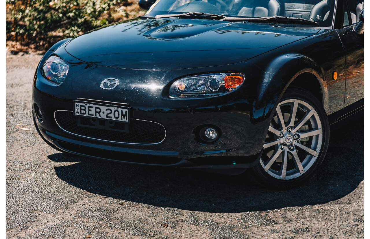1/2008 Mazda MX-5 NC MY06 Upgrade 2d Hardtop Convertible Brilliant Black 2.0L