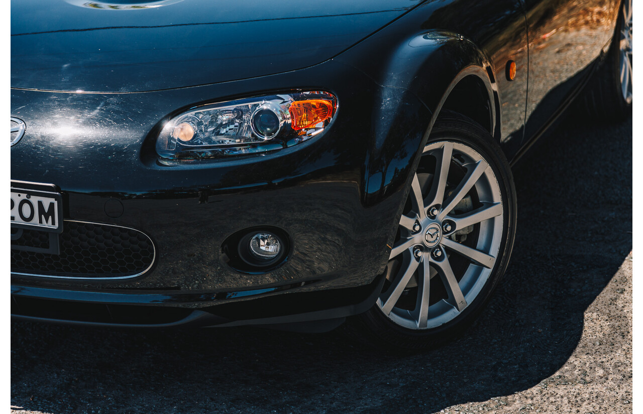 1/2008 Mazda MX-5 NC MY06 Upgrade 2d Hardtop Convertible Brilliant Black 2.0L