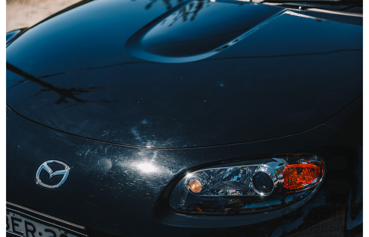 1/2008 Mazda MX-5 NC MY06 Upgrade 2d Hardtop Convertible Brilliant Black 2.0L