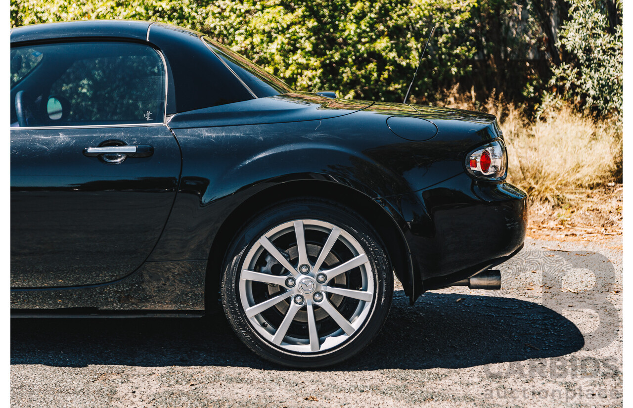 1/2008 Mazda MX-5 NC MY06 Upgrade 2d Hardtop Convertible Brilliant Black 2.0L