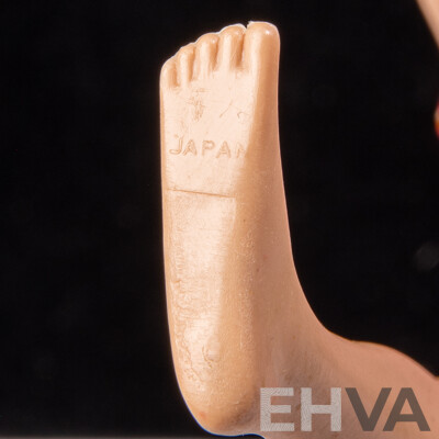 Original Vintage 1960s Blonde Ken Doll in Original Box with Display Pedestal