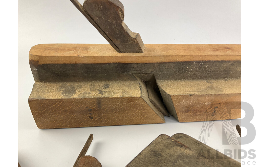 Three Antique Timber Profile Planes Including B.H.P