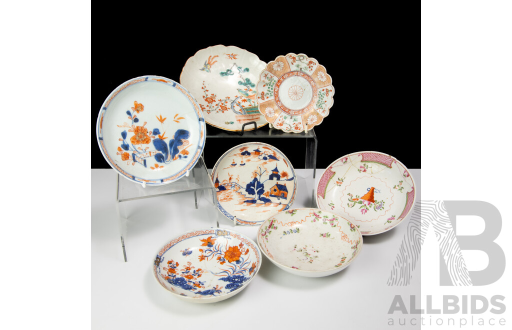 Collection Antique Chinese Qing Ceramics, Circa 1780s