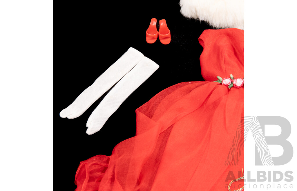 Vintage 1966 Barbie Junior Prom Set Including Clothes & Accessories, Complete