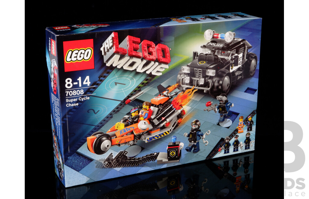 Retired Lego Set, The Lego Movie, Super Cycle Chase, 70808, Sealed New in Box