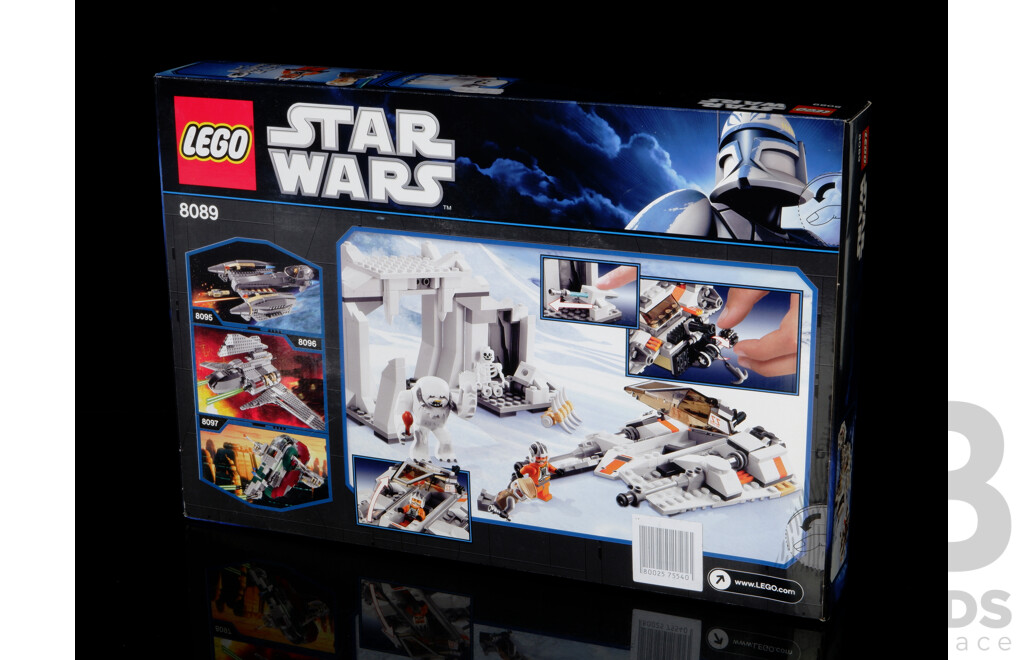 Retired Lego Set, Star Wars, Hoth Wampa Cave, 8089, Sealed New in Box