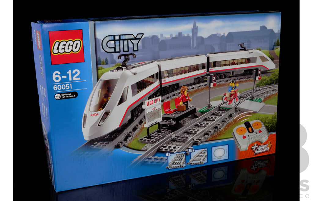 Retired Lego Set, City, Trains with Power Function, 60051, Sealed New in Box