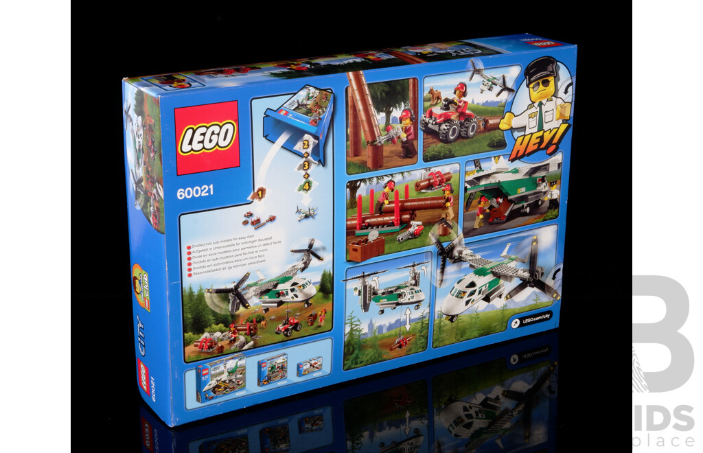 Retired Lego Set, City, Air Cargo Plane, 60021, Sealed New in Box