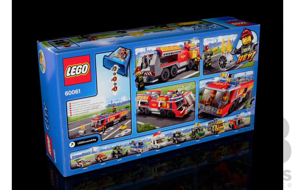 Retired Lego Set, City, Fire Truck, 60061, Sealed New in Box