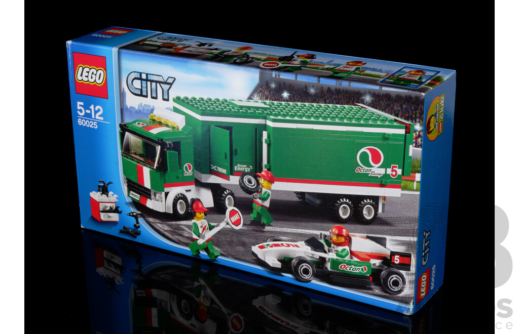Retired Lego Set, City, Octan Truck, 60025, Sealed New in Box