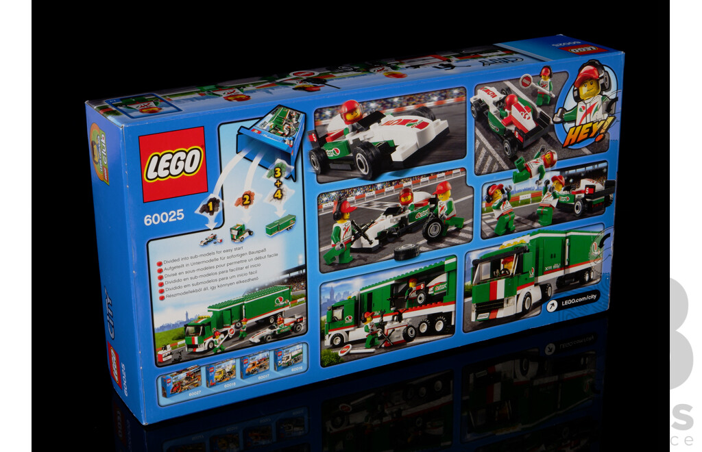 Retired Lego Set, City, Octan Truck, 60025, Sealed New in Box