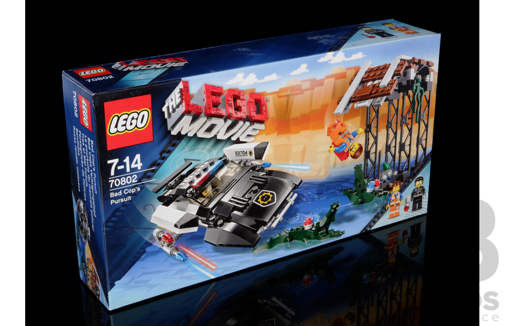 Retired Lego Set, The Lego Movie, Bad Cops Pursuit, 70802, Sealed New in Box