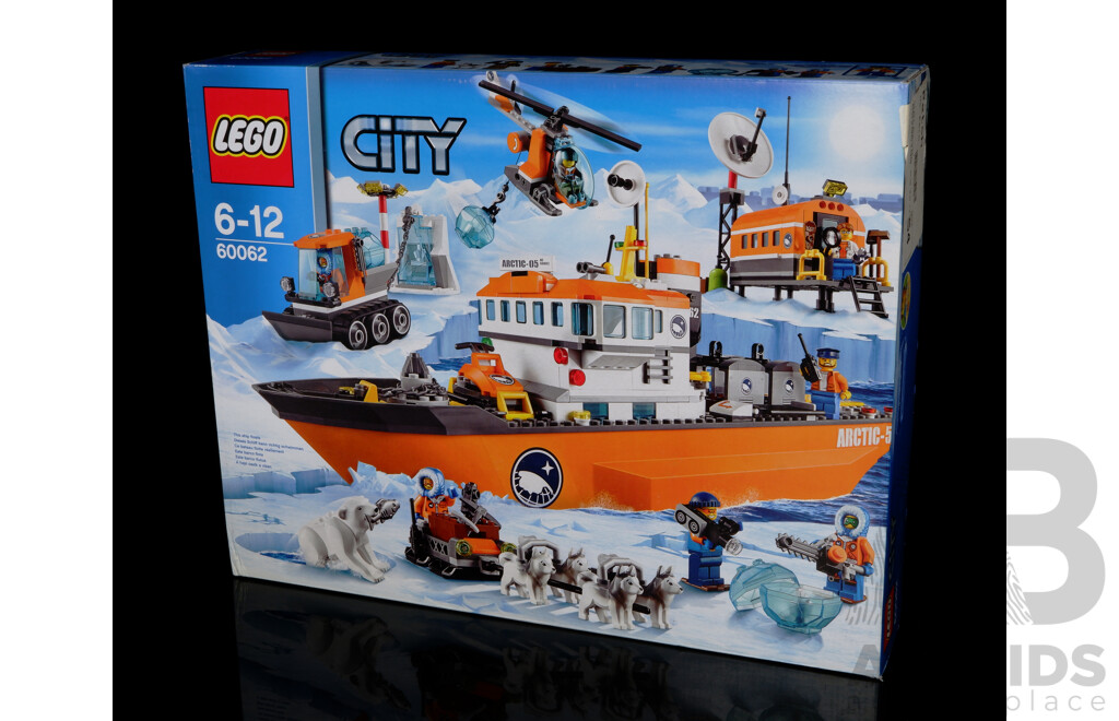 Retired Lego Set, City, Arctic, 60062, Sealed New in Box, Huskies Polar Bear