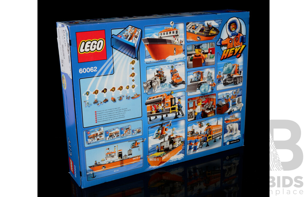 Retired Lego Set, City, Arctic, 60062, Sealed New in Box, Huskies Polar Bear
