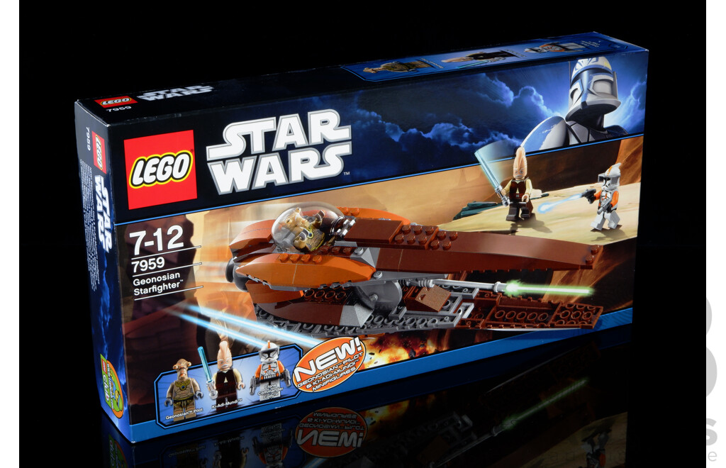 Retired Lego Set, Star Wars, Geonosian Star Fighter, 7959,  Sealed New in Box