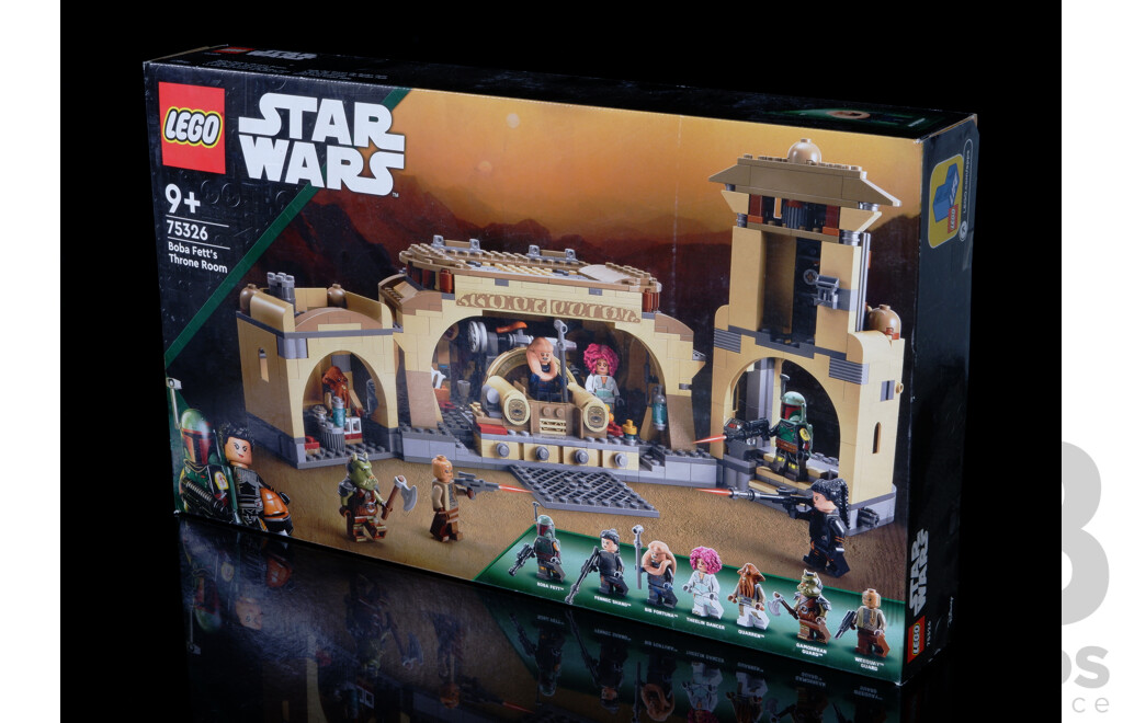 Retired Lego Set, Star Wars, Boba Fetts Throne Room, 75326, Sealed New in Box