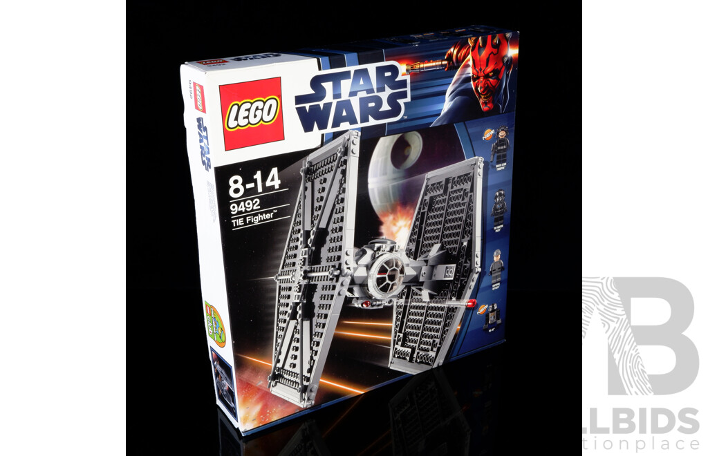 Retired Lego Set, Star Wars, Tie Fighter, 9492, Sealed New in Box