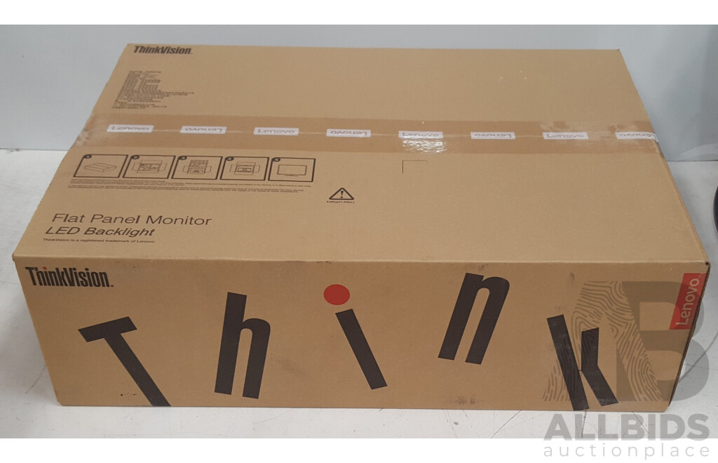 Lenovo ThinkVision (T2454pA) WUXGA 24-Inch Widescreen LED-Backlit LCD Monitor *Brand New