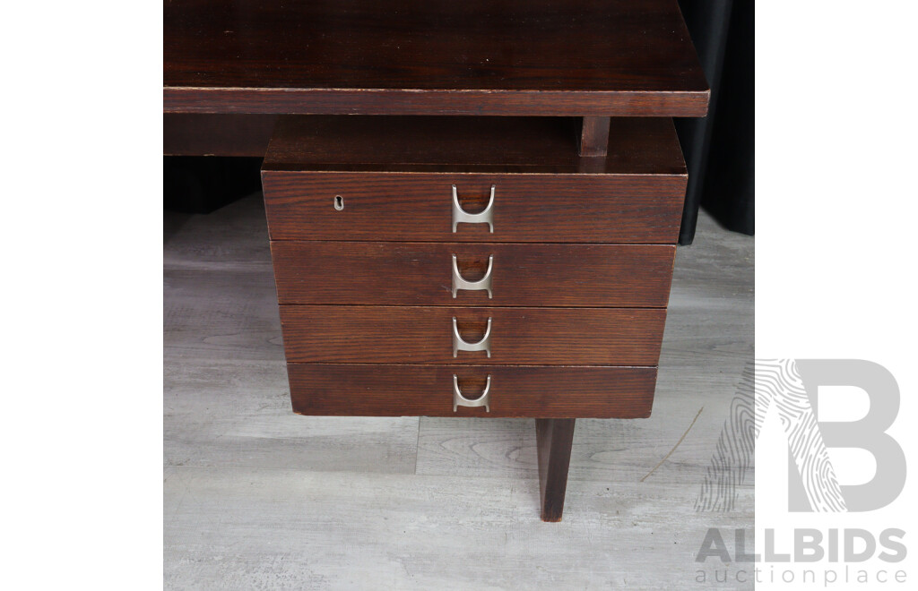 Vintage Asko Six Drawer Desk