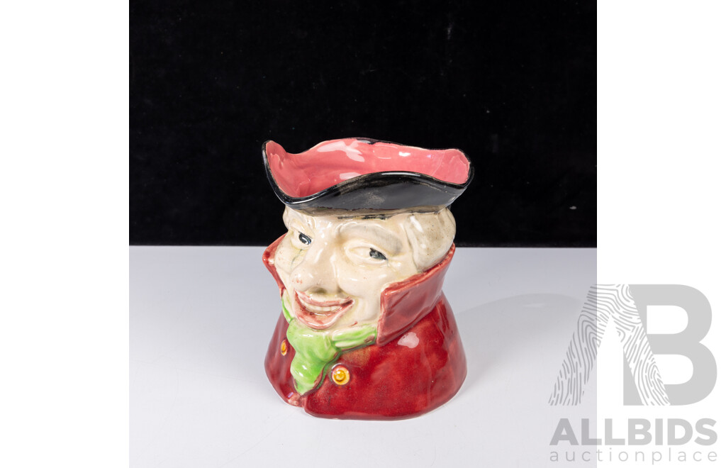 Large English Made Shorter & Sons Ceramic Character Jug