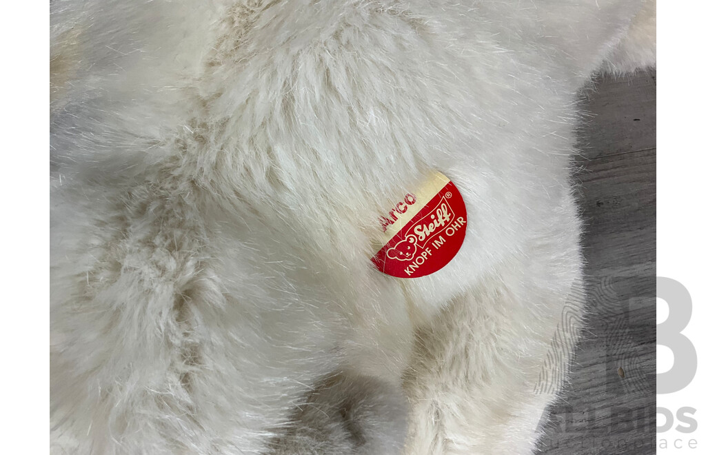 Large German Steiff Arco Polar Bear