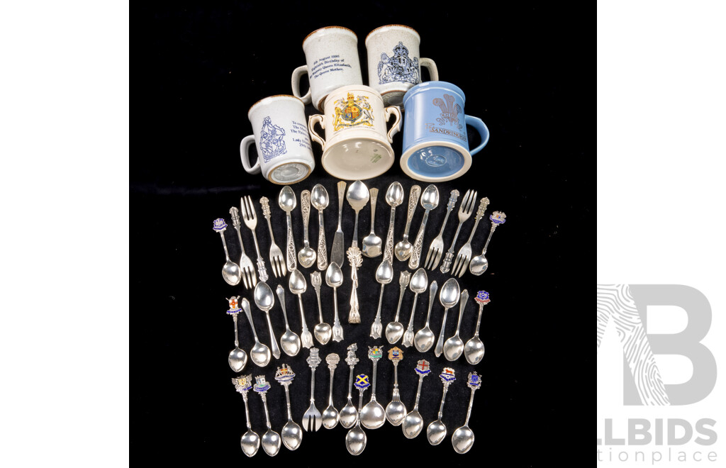 Large Collection of English Royal Memorabilia Including Queen Elizabeth II, Prince Charles and Lady Diana Spencer and More