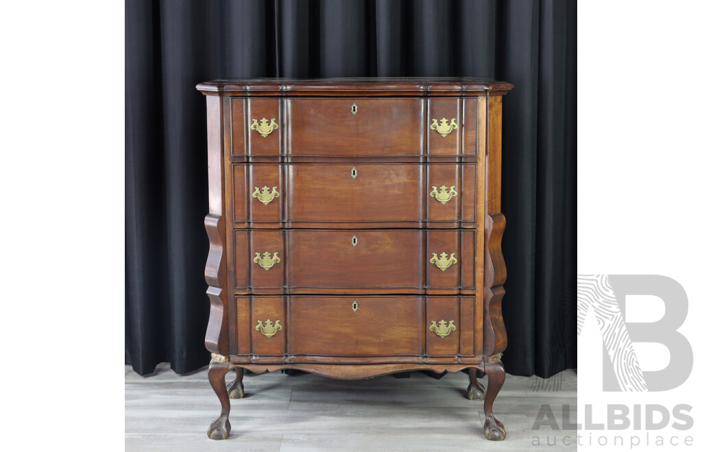 Stinkwood Chest of Four Drawers
