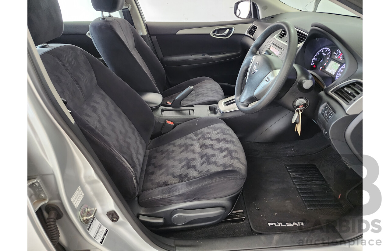 11/2014 Nissan Pulsar ST B17 4d Sedan Silver Or Chrome 1.8L