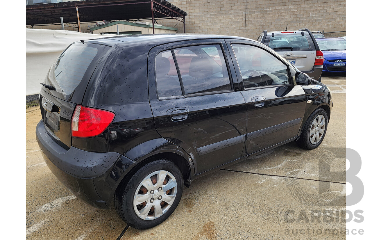 8/2006 Hyundai Getz 1.6 TB UPGRADE 5d Hatchback Black 1.6L