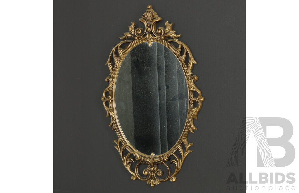 Moulded Plastic Oval Mirror