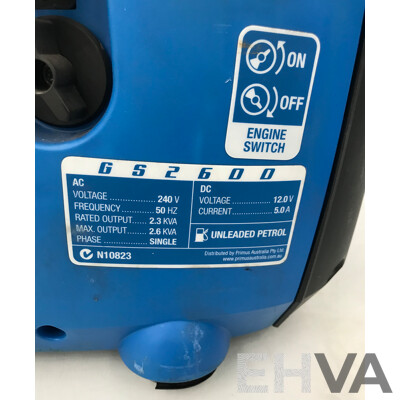 Kipor (GS2600) Inverter Generator