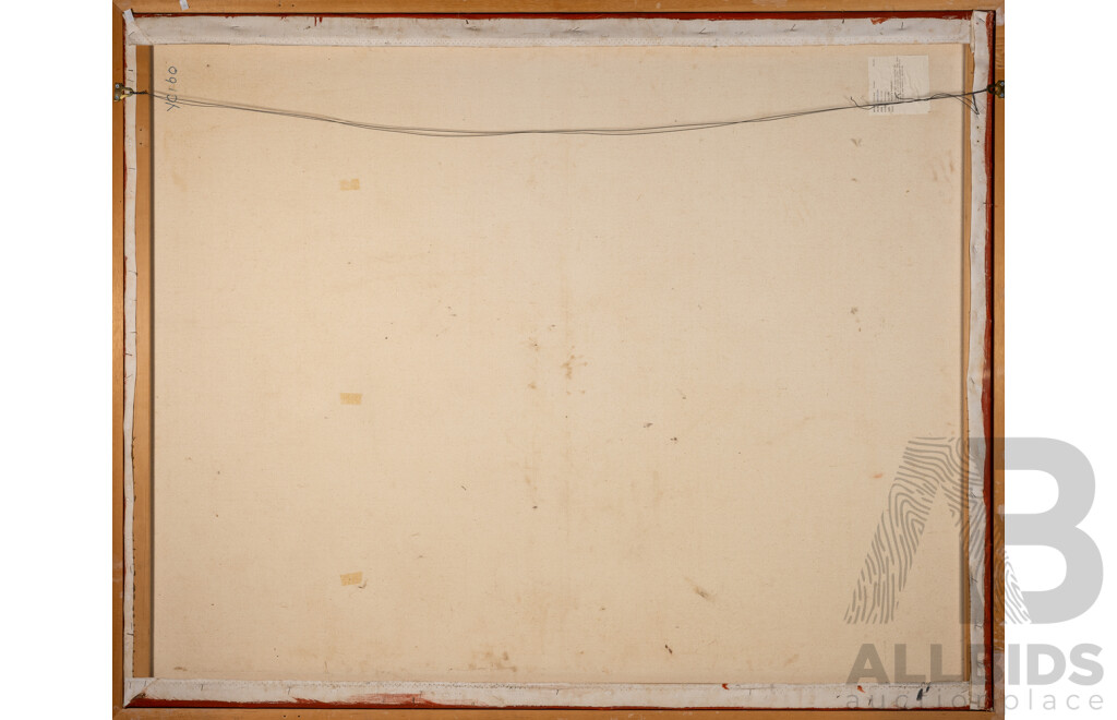 Glenda Nungarai, (20th Century, Indigenous Australian), Women’s Dreaming, Acrylic on Canvas, 124 x 154 cm (frame)