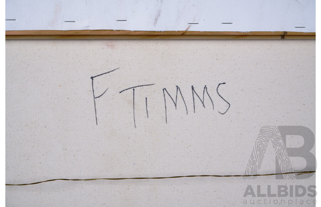 Freddie Timms, (20th Century, Indigenous-Australian, 1944-), Bow Junction, (2011), Ochre on Canvas, 75 x 90 cm