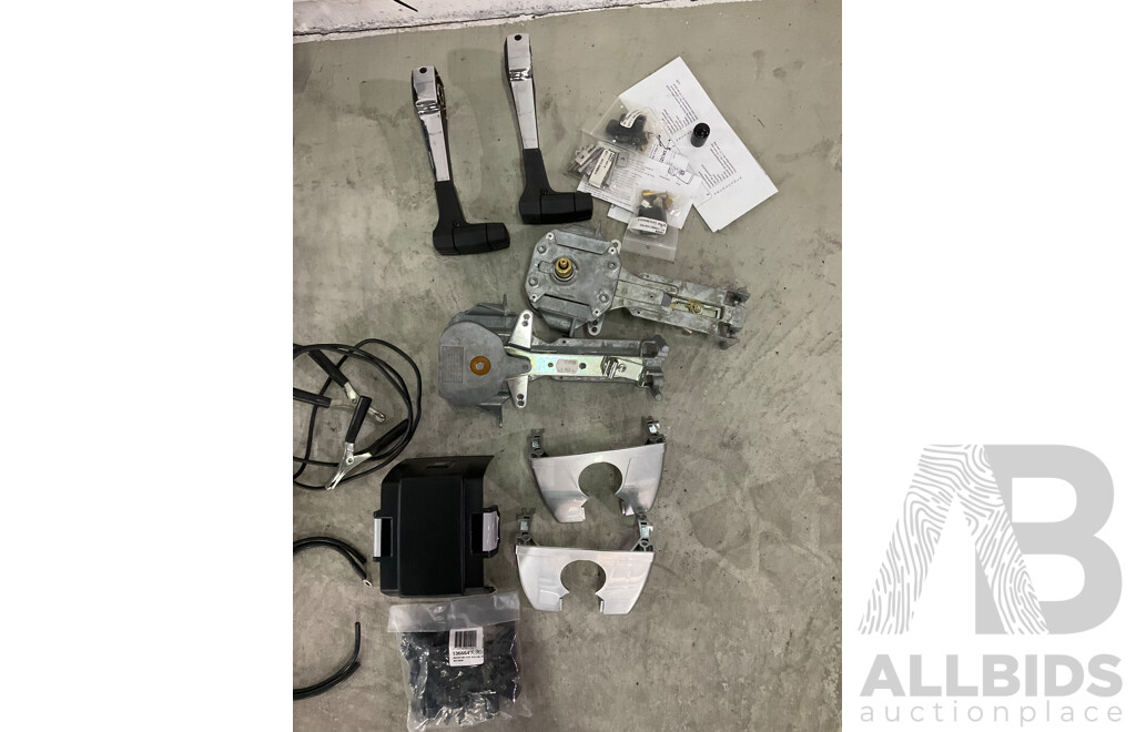 Marine Grade Steering and Rudder Linkages, Helm and 2x Column Sender Units, Rudder Position Gauge and Sender Unit