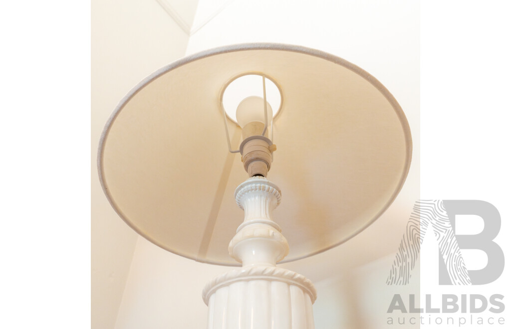 Royal Worcester Bone China Urn Form Table Lamp