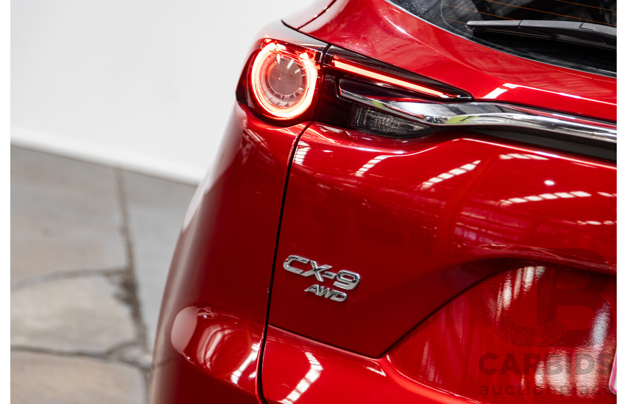 05/2016 Mazda CX-9 GT (AWD) MY16 4D Wagon Soul Red Turbo 2.5L - 7 Seater