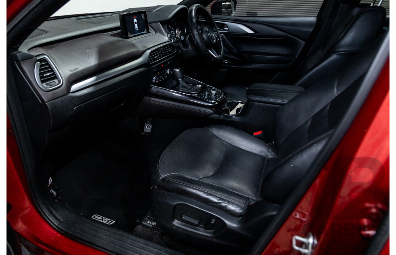 05/2016 Mazda CX-9 GT (AWD) MY16 4D Wagon Soul Red Turbo 2.5L - 7 Seater