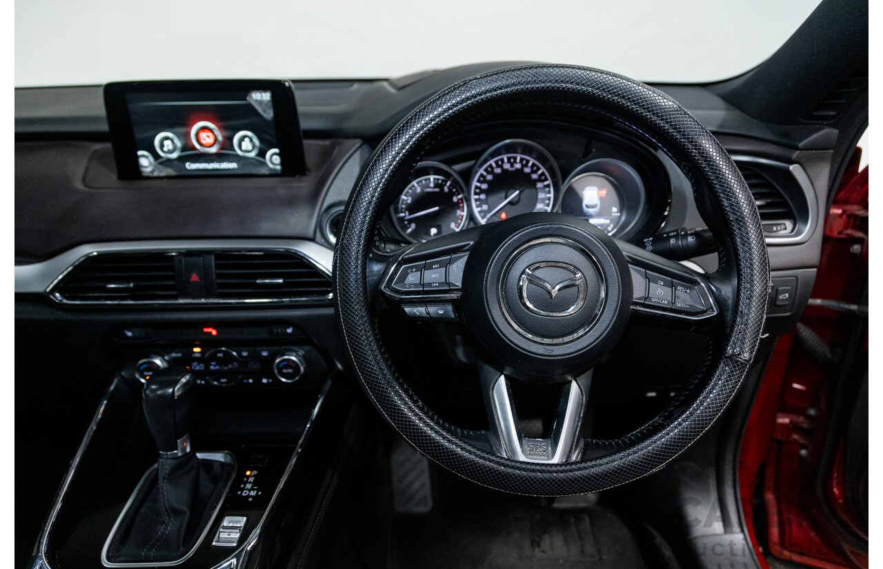 05/2016 Mazda CX-9 GT (AWD) MY16 4D Wagon Soul Red Turbo 2.5L - 7 Seater